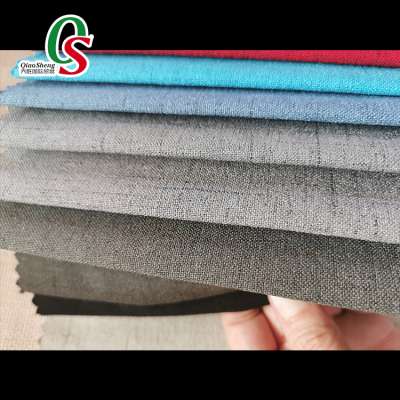 Factory wholesale breathable linen fabric for sofa cover curtain home textile Upholstery